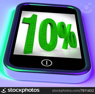 10% On Smartphone Showing Bargains And Reduced Prices&#xA;