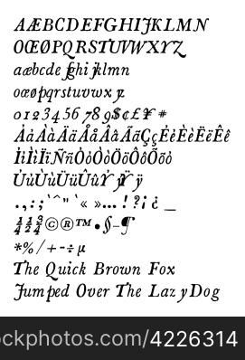 1785GLCBaskervilleItalic