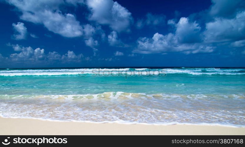 2013 on beach - concept holiday background