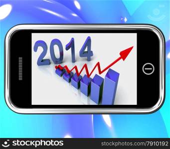 . 2014 Statistics On Smartphone Showing Future Finances And Goals