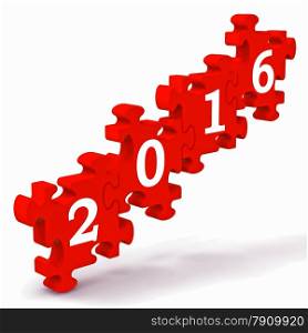 . 2016 Puzzle Shows Forecasting And Future Predictions