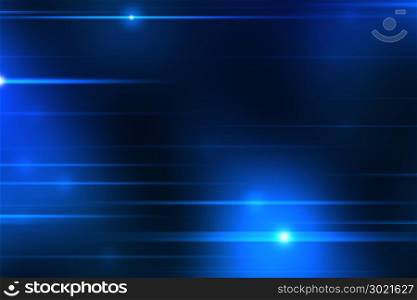 2d illustration of a blue light streaks background