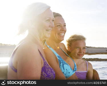 3 generations with towels