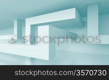 3d Abstract Building Blocks Background