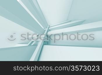 3d Abstract Futuristic Architecture Background