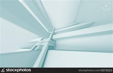 3d Abstract Futuristic Architecture Background