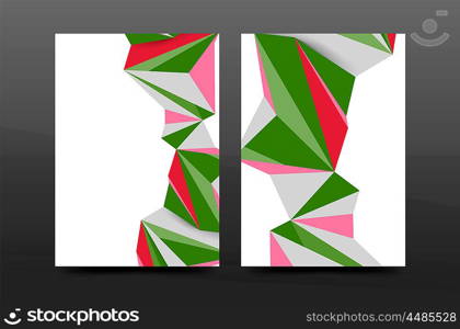 3d abstract geometric shapes. Modern minimal composition. Business annual report cover design.. 3d abstract geometric shapes. Modern minimal composition. Business annual report cover design. Vector abstract background