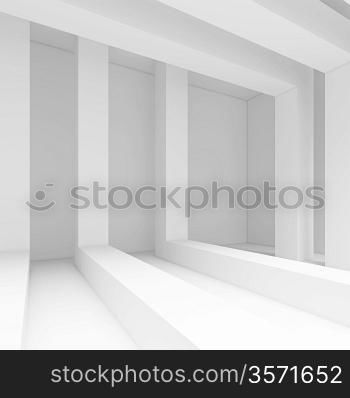 3d Abstract Interior Concept