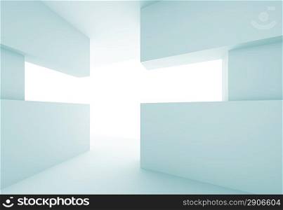 3d Abstract Modern Interior Background