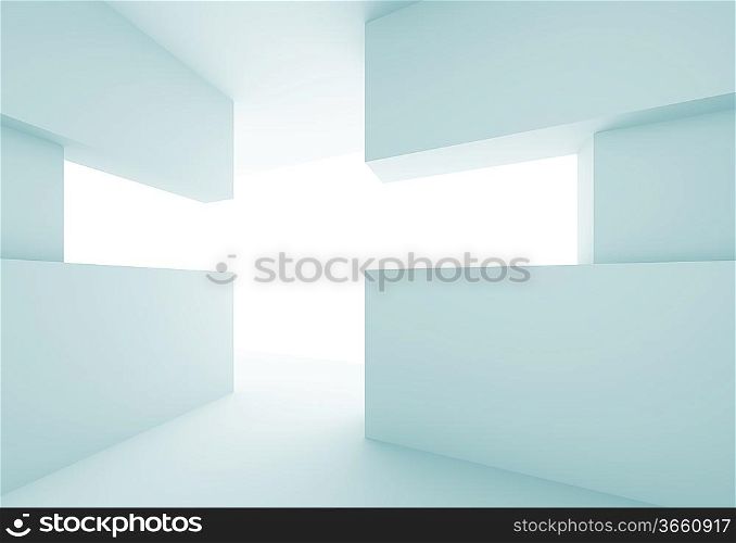 3d Abstract Modern Interior Background