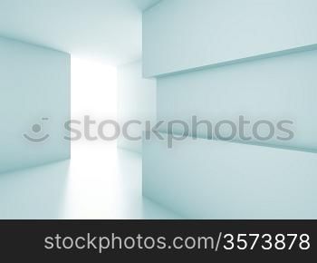3d Abstract Open Doorway Background