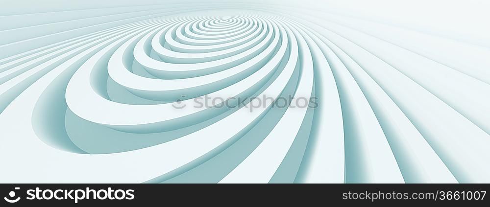 3d Abstract Panoramic Architecture Background