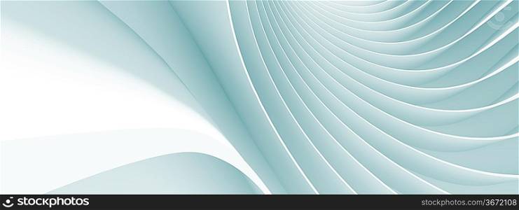3d Abstract Panoramic Architecture Background