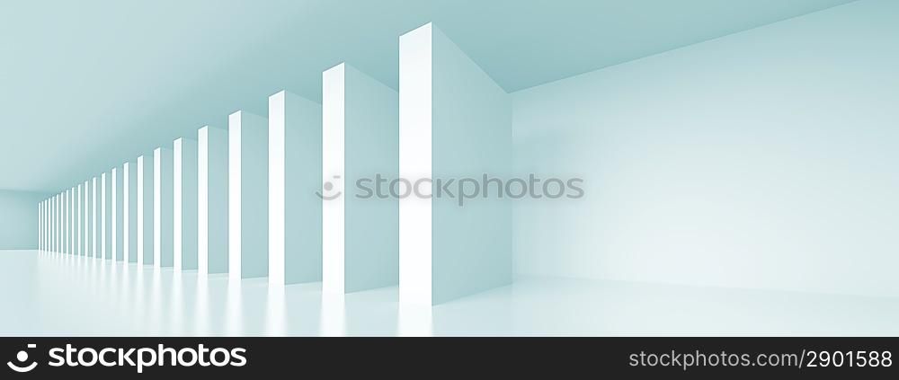 3d Abstract Panoramic Interior Design
