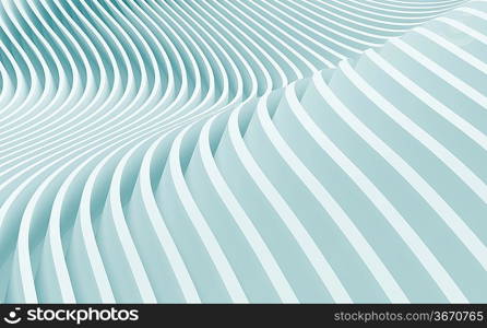 3d Blue Abstract Architecture Background