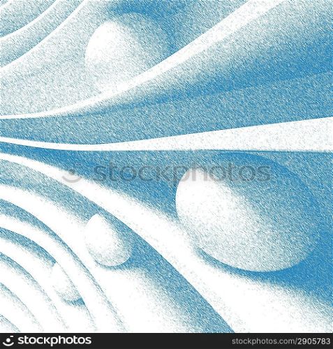 3d Blue Abstract Futuristic Background