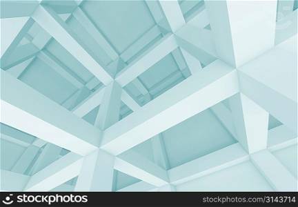 3d Blue Abstract Industrial Design