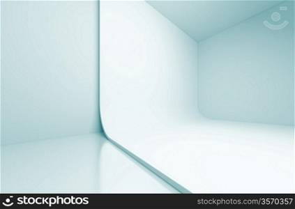 3d Blue Abstract Studio Background