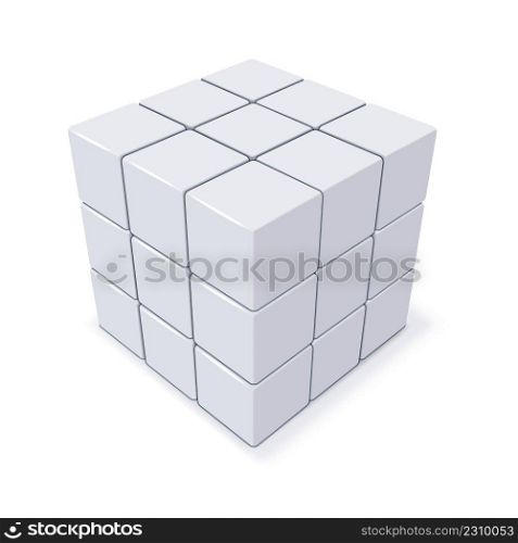 3d cube illustration isolated on white background.. 3d cube illustration isolated on white background