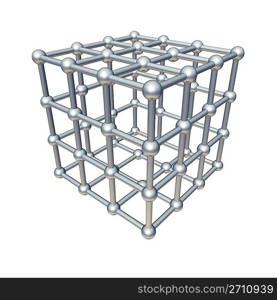 3d cube model