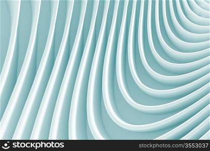 3d Green Abstract Wave Background