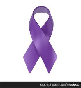 3d icon Violet Ribbon World Pancreatic Cancer day is observed every year in November. Disease in which malignant cells form in the tissues of the pancreas.. 3d icon Violet Ribbon World Pancreatic Cancer day is observed every year in November. Disease in which malignant cells form in the tissues of the pancreas