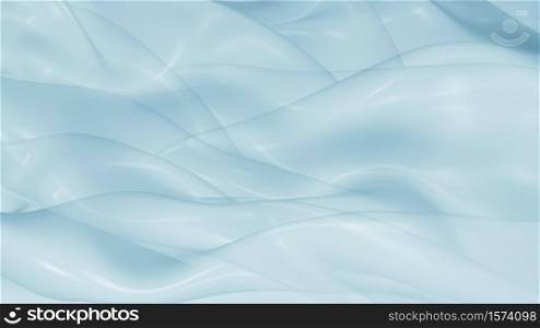 3D Illustration Abstract Airy Blue Background