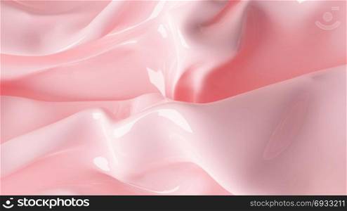3D Illustration Abstract Pink Background with Glare