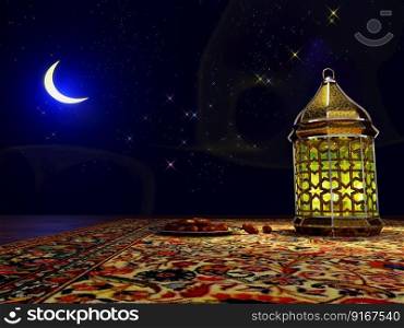 3D illustration Background for advertising and wallpaper in festival and religion scene. 3D rendering in decorative concept.