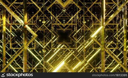 3D illustration Background for advertising and wallpaper in luxuly and fashion party scene. 3D rendering in decorative concept.