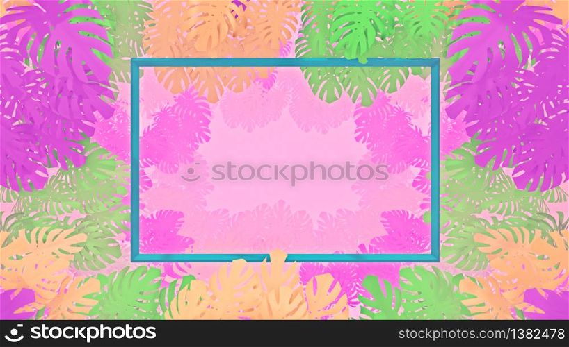3D illustration Background for advertising and wallpaper in nature and advertising scene. 3D rendering in decorative concept