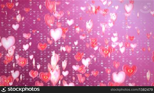 3D illustration Background for advertising and wallpaper in wedding and celebrate scene. 3D rendering in decorative concept.