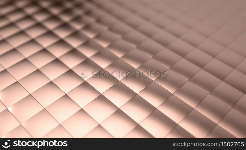 3D illustration background with shiny polished golden or brass tiles on floor. Perfect illustration for placing your text or object. Backdrop with copyspace in minimalistic style. Minimalist background. 3D render background with shiny polished golden or brass tiles on floor. Perfect illustration for placing your text or object. Backdrop with copyspace in minimalistic style. Minimalist background