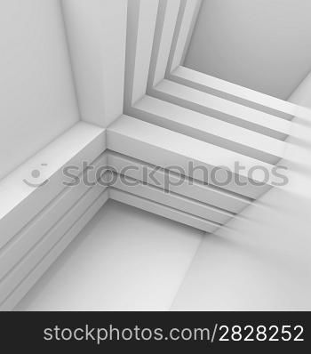 3d Illustration of Abstract Architecture Background