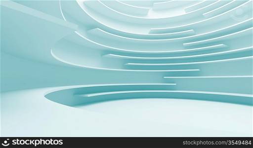 3d Illustration of Abstract Architecture Background