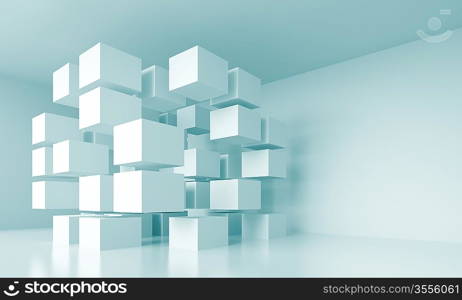 3d Illustration of Abstract Architecture Background