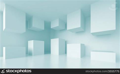 3d Illustration of Abstract Architecture Concept