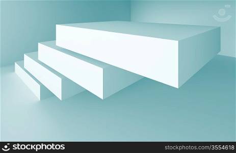3d Illustration of Abstract Architecture Design