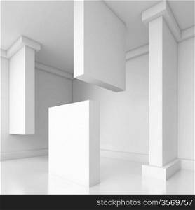 3d Illustration of Abstract Architecturel Design