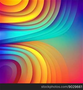 3d illustration of abstract background of vivid purple and blue lights. Abstract background with colorful lines