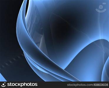 3d illustration of abstract blue background