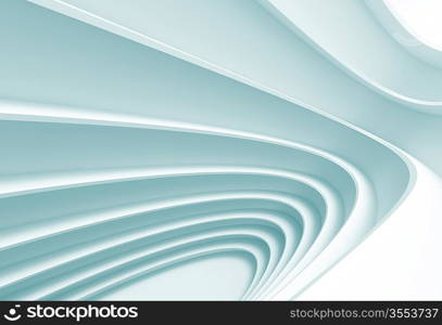 3d Illustration of Abstract Industrial Background