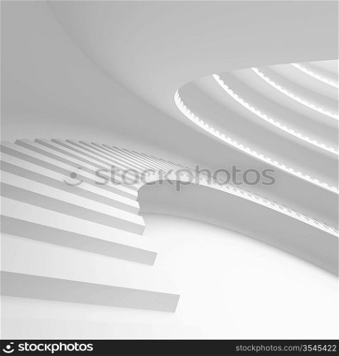 3d Illustration of Abstract Interior Background