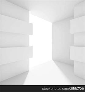 3d Illustration of Abstract Interior Background