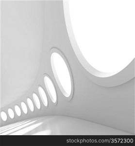 3d Illustration of Abstract Room Background