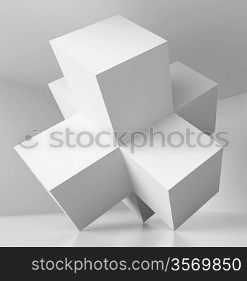 3d Illustration of Abstract Technology Background