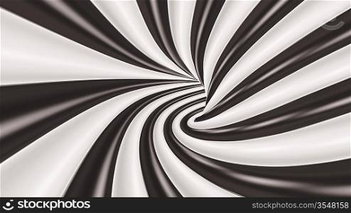 3d Illustration of Abstract Tunnel Background