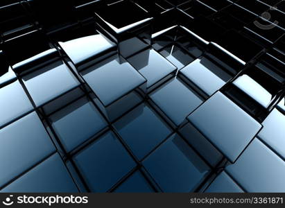 3d illustration of an abstract background - architectural design