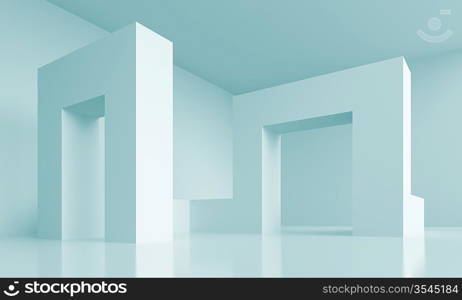 3d Illustration of Architectural Design