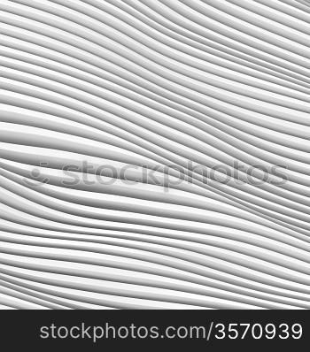 3d Illustration of Architecture Wave Background